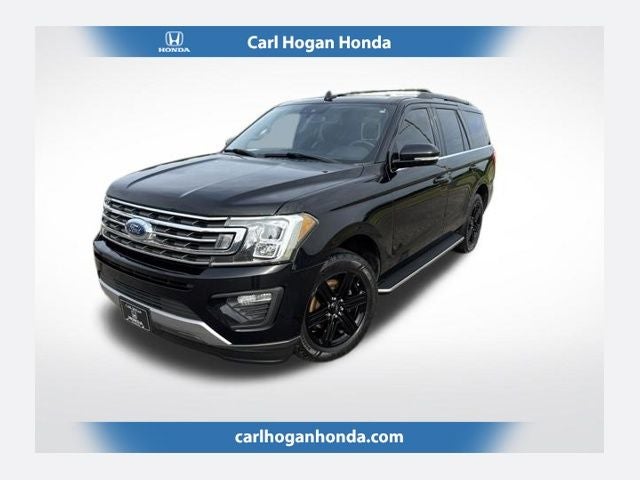 2020 Ford Expedition XLT in Agate Black — front three-quarter view