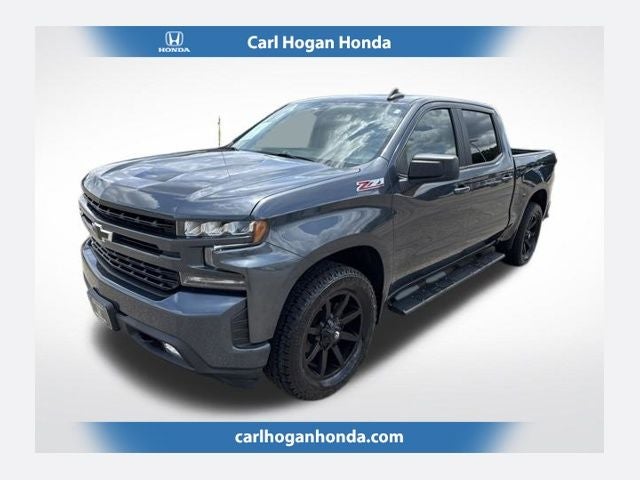 2021 Chevrolet Silverado 1500 RST in Shadow Gray Metallic — front three-quarter view