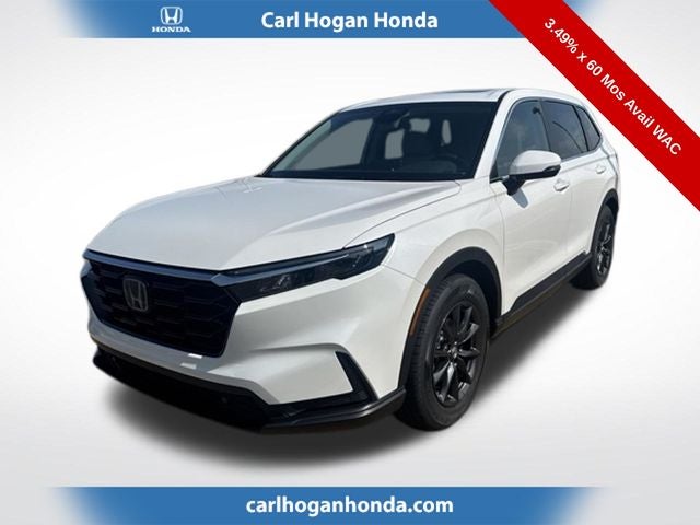 2026 Honda CR-V EX-L in Platinum White Pearl — front three-quarter view