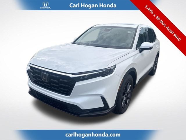 2026 Honda CR-V EX-L in Platinum White Pearl — front three-quarter view