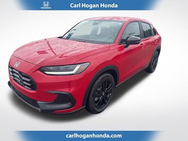 2027 Honda HR-V Sport in Milano Red — front three-quarter view