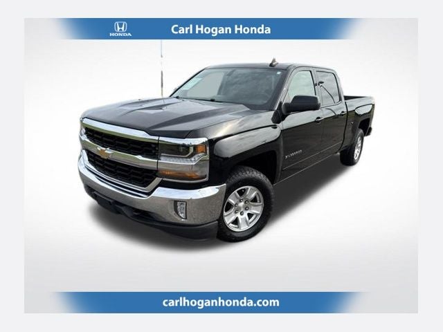 2017 Chevrolet Silverado 1500 LT LT1 in Black — front three-quarter view
