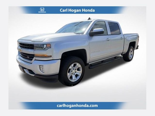 2018 Chevrolet Silverado 1500 LT LT2 in Silver Ice Metallic — front three-quarter view