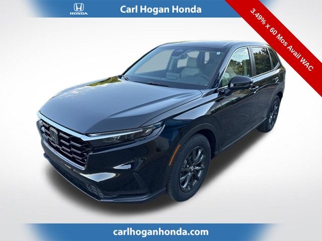 2026 Honda CR-V EX-L in Crystal Black Pearl — front three-quarter view